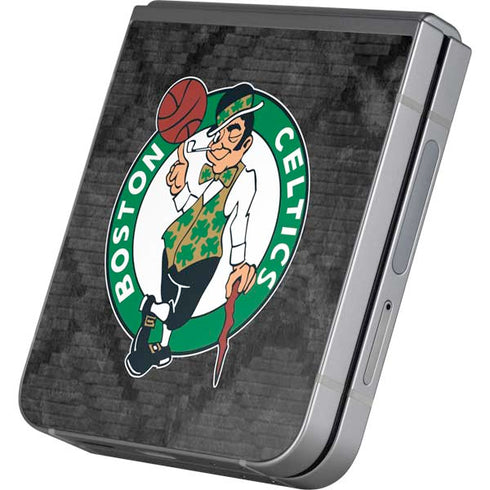 NBA Boston Celtics Dark Rust Galaxy Z Flip6 Skin